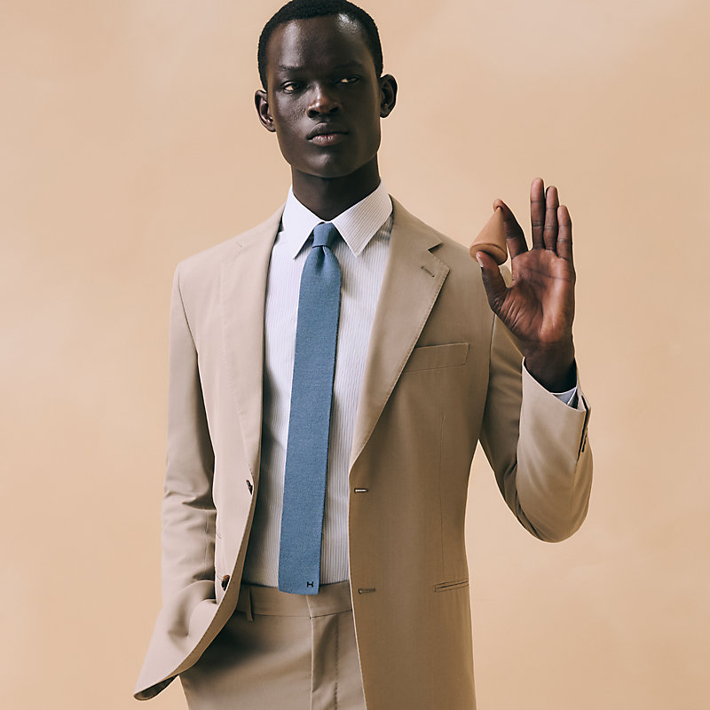 HERMES シルクニットタイ シルクニットタイ 5 cm《ドゥ・タン》 | Hermès - エルメス-公式サイト